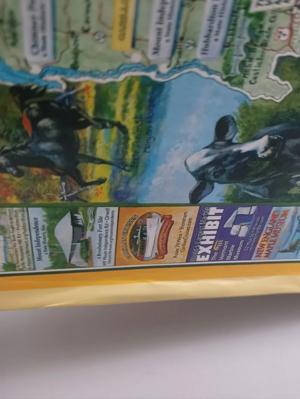 White Mountain Vermont Puzzle Complete